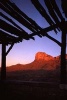 Guadalupe Mountains at Sunrise from an Abandoned Roadside Rest Area Journal - 150 Page Lined Notebook/Diary (Paperback) - Cs Creations Photo