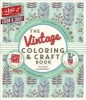 The Vintage Coloring & Craft Book (Paperback) - Lisa Hughes Photo