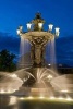 The Bartholdi Fountain at Night in Washington D C - Blank 150 Page Lined Journal for Your Thoughts, Ideas, and Inspiration (Paperback) - Unique Journal Photo