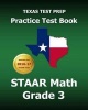 Texas Test Prep Practice Test Book Staar Math Grade 3 - Includes Three Complete Mathematics Practice Tests (Paperback) - Test Master Press Texas Photo