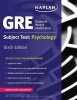 GRE Subject Test: Psychology (Paperback, 6th) - Kaplan Photo