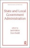 State and Local Government Administration (Hardcover) - Jack Rabin Photo