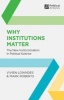 Why Institutions Matter - The New Institutionalism in Political Science (Hardcover) - Vivien Lowndes Photo