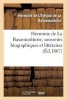 Herminie de La Bassemouturie, Souvenirs Biographiques Et Litteraires (French, Paperback) - De LEveque H Photo