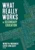 What Really Works in Secondary Education (Paperback) - Wendy W Murawski Photo