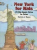 New York for Kids - 25 Big Apple Sites to Color (Paperback) - Patricia J Wynne Photo