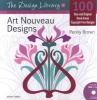 The Art Nouveau Designs (Dl01) (Paperback) - Penny Brown Photo