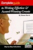 The Complete Guide to Writing Effective and Award-Winning Grants - Step-by-Step Instructions (Paperback) - Dianne Harris Photo