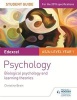 Edexcel Psychology - Biological Psychology and Learning Theories (Paperback) - Christine Brain Photo