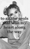 To All the Souls That Won My Heart Along the Way (Paperback) - Sara K Persson Photo