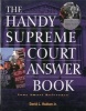 The Handy Supreme Court Answer Book - Your Smart Reference (Paperback) - David L Hudson Photo