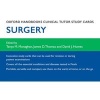 Oxford Handbooks Clinical Tutor Study Cards: Surgery (Cards) - Tanya M Monaghan Photo