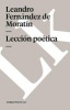 Leccion Poetica (Spanish, Paperback) - Nicolas Fernandez de Moratin Photo