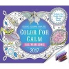 Color for Calm All Year Long 2017 - Box Calendar with Colored Pencils Attached to Base (Calendar) - Editors of Rock Point Photo