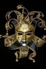 Gold Venetian Mask Journal - 150 Page Lined Notebook/Diary (Paperback) - Cs Creations Photo