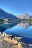 Beautiful Mountain Lake in Glacier National Park Montana USA Journal - 150 Page Lined Notebook/Diary (Paperback) - Cs Creations Photo