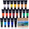 Artecho 20 Colour Acrylic Paint Set Photo