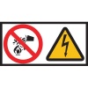 Tower Sign - Electrical Fire Warning Photo