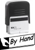 Colop C20 Self Inking Rubber Stamp - By Hand - Black Photo