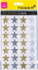 Tower Large Star Stickers - Mixed Gold & Silver - 56 Stickers Photo