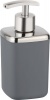 WENKO - Soap Dispenser - Barcelona Range - Anthracite - Unbreakable - 370Ml Photo