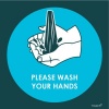 Tower ABS Sign - Please Wash Your Hands Photo