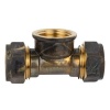 Compression Brass Tee Bulk Pack x 10 Photo