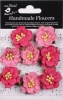 Little Birdie Butter Cup Paper Flowers - Precious Pink Photo