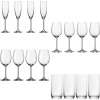 Leonardo DAILY Champagne Red White Wine & Tumbler Glasses Photo