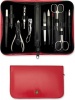 Kellermann 3 Swords Manicure Set Red 5204 PN CUT Photo