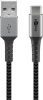 Goobay 49296 USB cable 1 m USB 2.0 USB C USB A Black Grey Photo