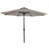 Outfit Umbrella With Crank Solar LED & Tilt Photo