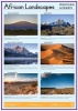 Lingua Franca Publishers African Landscapes Mountains and Deserts Chart Photo