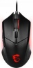 MSI CLUTCH GM08 Optical Gaming Mouse '4200 DPI Sensor 6 Programmable button Symmetrical design Durable switch with 10 Million Clicks Weight Adjustable Red LED' Photo