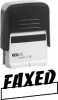 Colop C20 Self Inking Rubber Stamp - Faxed - Black Photo