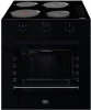 Defy Slimline Eye-Level Static Oven with Solid Plate Hob Bundle Photo