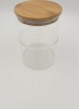 Home and Trends Stackable Glass Jar Set with Wooden Lid Photo