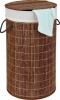 WENKO Bamboo Laundry Basket with Laundry Bag Photo