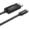 UNITEK V1146A cable gender changer USB-C DisplayPort Black to 1.8 m Photo