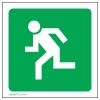 Tower Man Running left Sign Photo