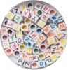 Dala Acrylic Letter Beads - 6mm Photo