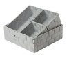 First Dutch Brands Woven Storage Basket Set of 4 - Grey Photo