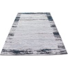 Gabardin Extra Texture Blue Frame Rug Photo