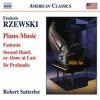 Frederic Rzewski: Piano Music Photo