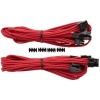 Corsair CP-8920181 0.65m PCI-E 2 x PCI-E(6 2 Red power cable PCIe 6 2-pin dual connector 650mm red Photo