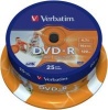 Verbatim AZO Printable 16x DVD-R 25 Pack on Spindle Photo