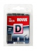 Novus LLC Novus D Typ 53F/8 Staples pack 1200 staples Crown W: 11.3 mm wire W 1.25 mm Photo