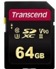 Transcend TS64GSDC700S memory card 64GB SDXC Class 10 MLC NAND flash UHS-2 U3 285/180MB/s Photo