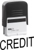 Colop C20 Self Inking Rubber Stamp - Credit - Black Photo