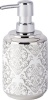 WENKO - Soap Dispenser - Barock Range - Ceramic - White/Silver Photo